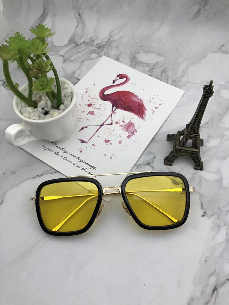 Tony Stark Avengers End Game Sunglasses Square Frames For Men And Women - JACKMARC.COM