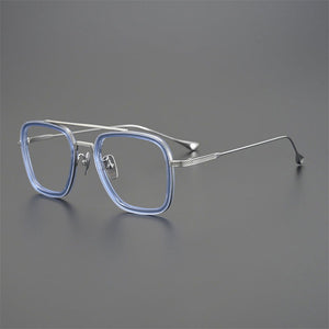 Tony Stark Inspired Square Eyeglasses - JACKMARC.COM