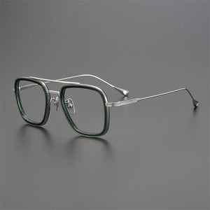 Tony Stark Inspired Square Eyeglasses - JACKMARC.COM