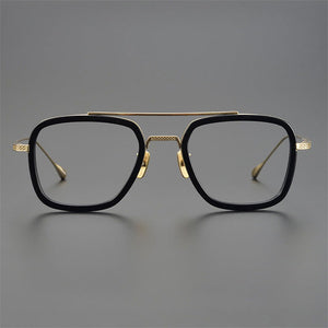 Tony Stark Inspired Square Eyeglasses - JACKMARC.COM