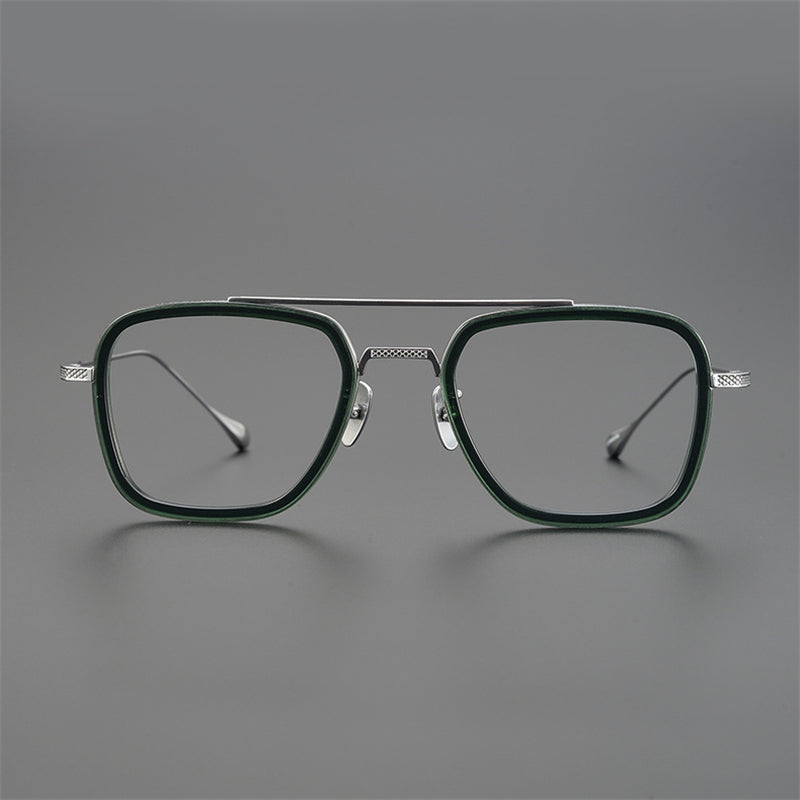 Tony Stark Inspired Square Eyeglasses - JACKMARC.COM