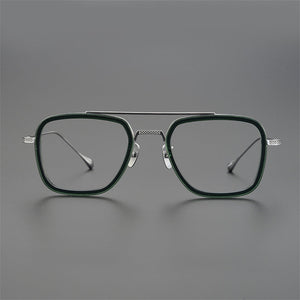 Tony Stark Inspired Square Eyeglasses - JACKMARC.COM