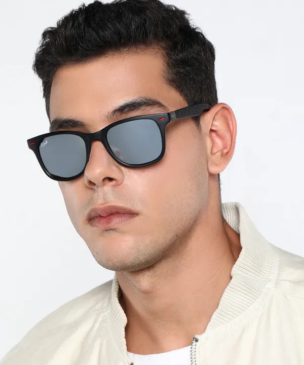 Silver Wayfarer Glasses
