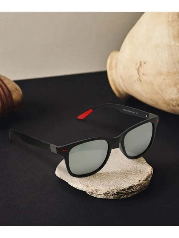 Silver Wayfarer Glasses