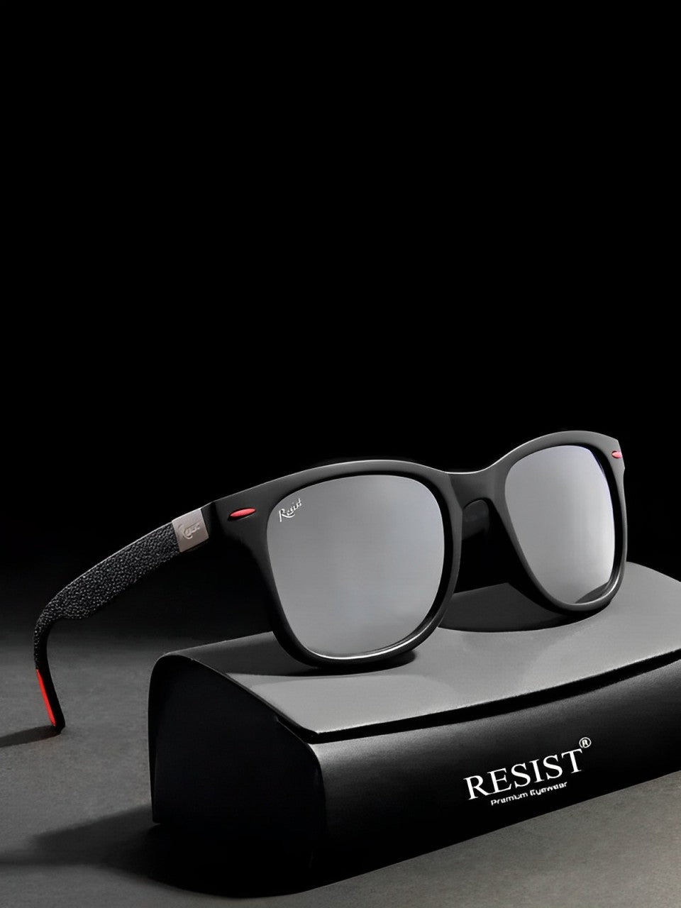 Silver Wayfarer Glasses