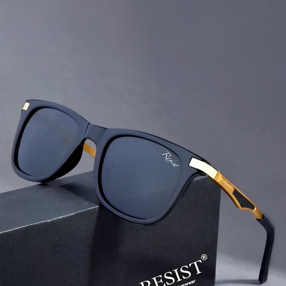 Unisex Wayfarer Black Sunglass