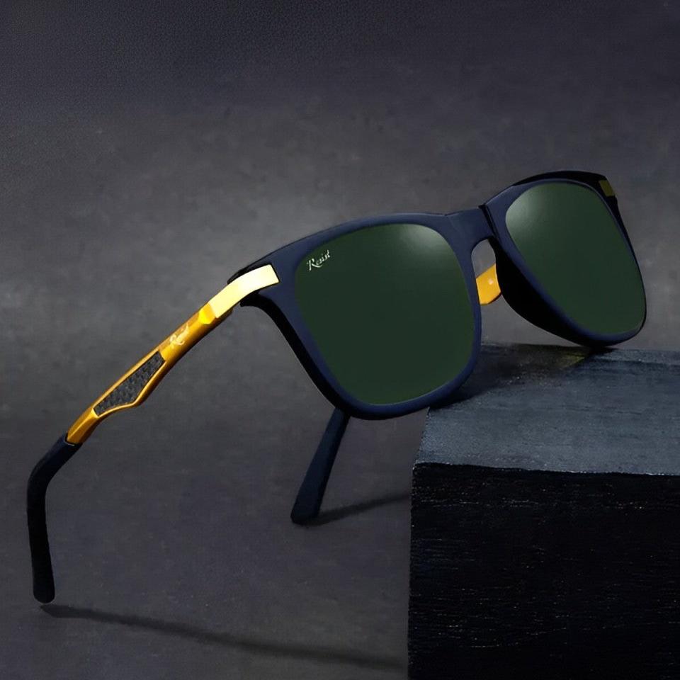 Unisex Wayfarer Green Sunglass