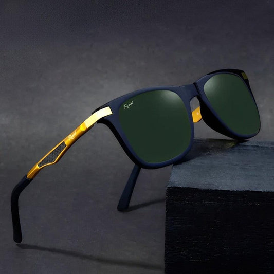 Unisex Wayfarer Green Sunglass