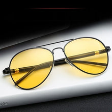 Load image into Gallery viewer, Vintage Black Pilot Sunglasses-JM - JACKMARC.COM
