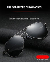 Load image into Gallery viewer, Vintage Black Pilot Sunglasses-JM - JACKMARC.COM
