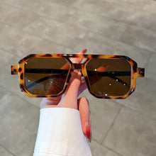 Load image into Gallery viewer, Vintage Double Bridge Sunglasses - Unisex Fashion Square Gradient Sun Glasses - JACKMARC.COM
