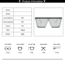 Load image into Gallery viewer, Vintage Flat Top Sunglasses Men - JACKMARC.COM
