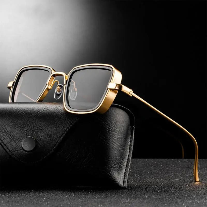 Vintage Punk Metal Sunglasses Men Women - JACKMARC.COM