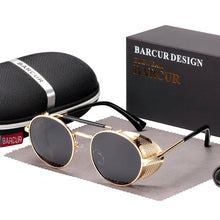 Load image into Gallery viewer, Vintage Retro Cap Steampunk Sunglasses - JACKMARC.COM
