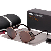 Load image into Gallery viewer, Vintage Retro Cap Steampunk Sunglasses - JACKMARC.COM
