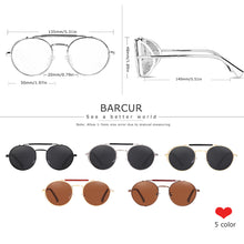 Load image into Gallery viewer, Vintage Retro Cap Steampunk Sunglasses - JACKMARC.COM
