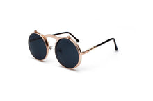 Load image into Gallery viewer, Vintage Retro Round Steampunk Flip Up Sunglasses - JACKMARC.COM
