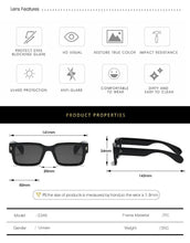 Load image into Gallery viewer, Vintage Shade Square Oversize Designer Sunglasses Eyeglasses Men Women - JACKMARC.COM
