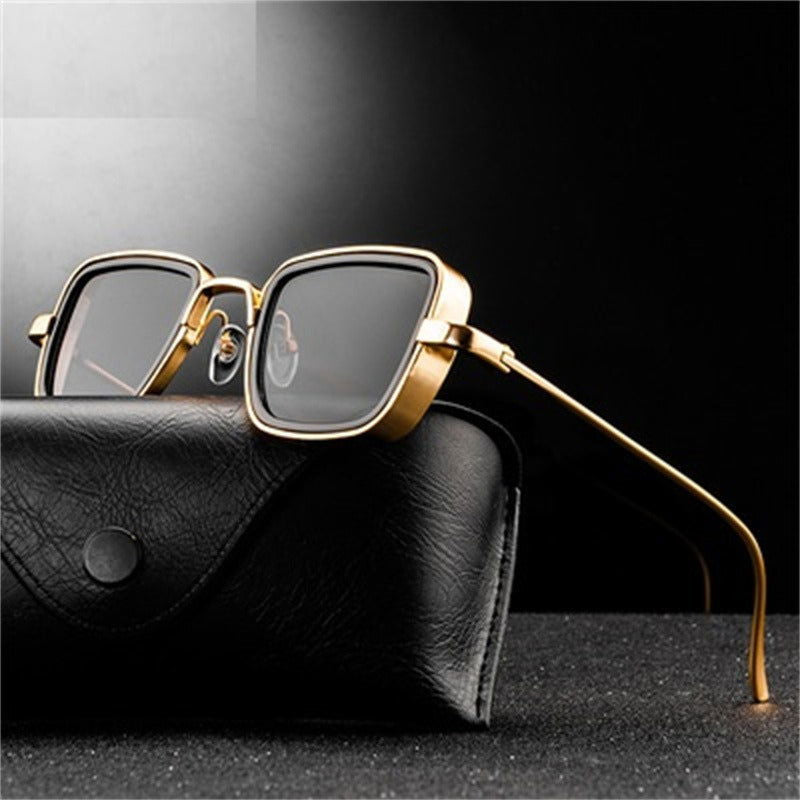 Vintage Steampunk Men Sunglasses 