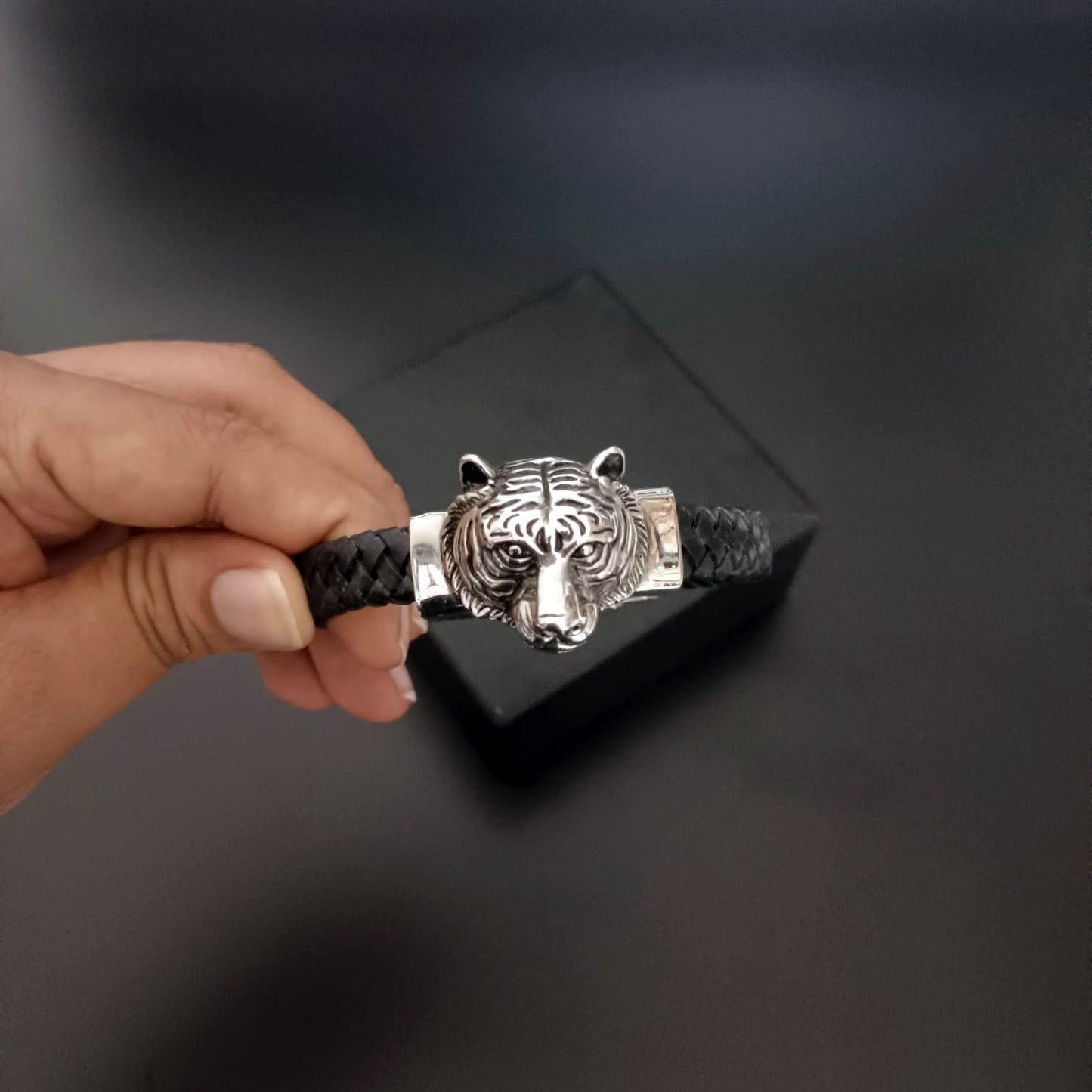 New Silver Tiger Bracelet For Men-Jack Marc