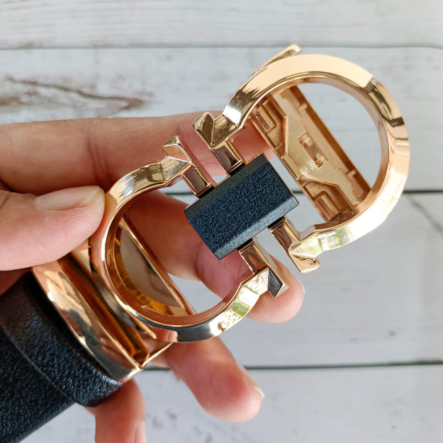 Buy New Men's Luxury Belt 8-shaped Fashion Automatic Buckle Belt - Jack Marc