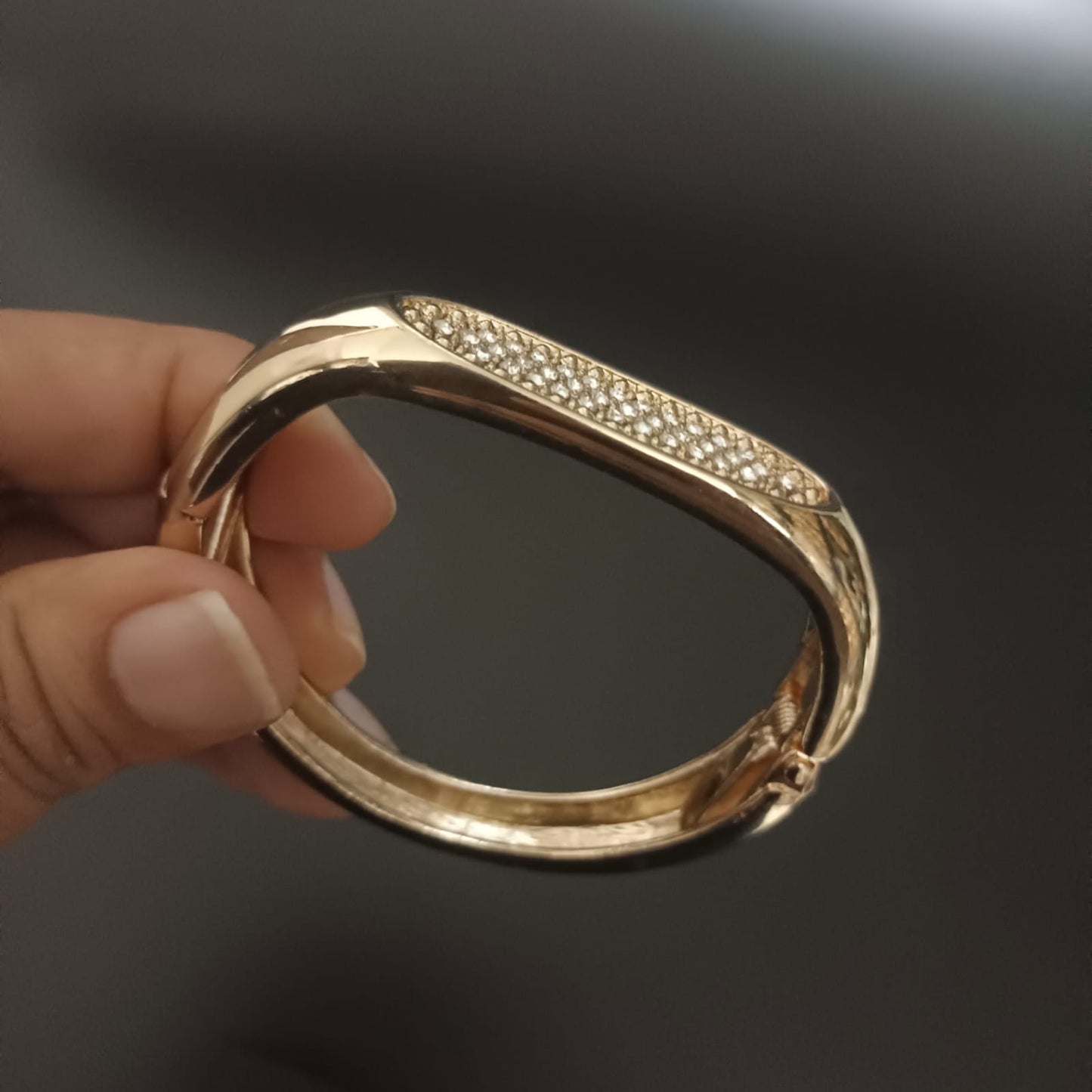 New Diamond  Design Gold Kada Bracelet For Women and Girl-Jack Marc
