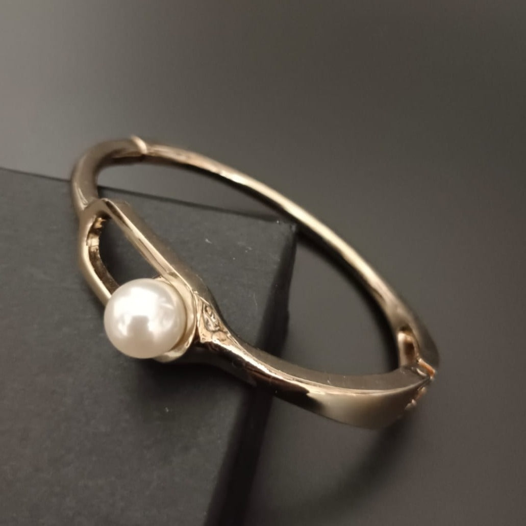 New Golden Pearl Design Kada Bracelet For Women and Girl-Jack Marc
