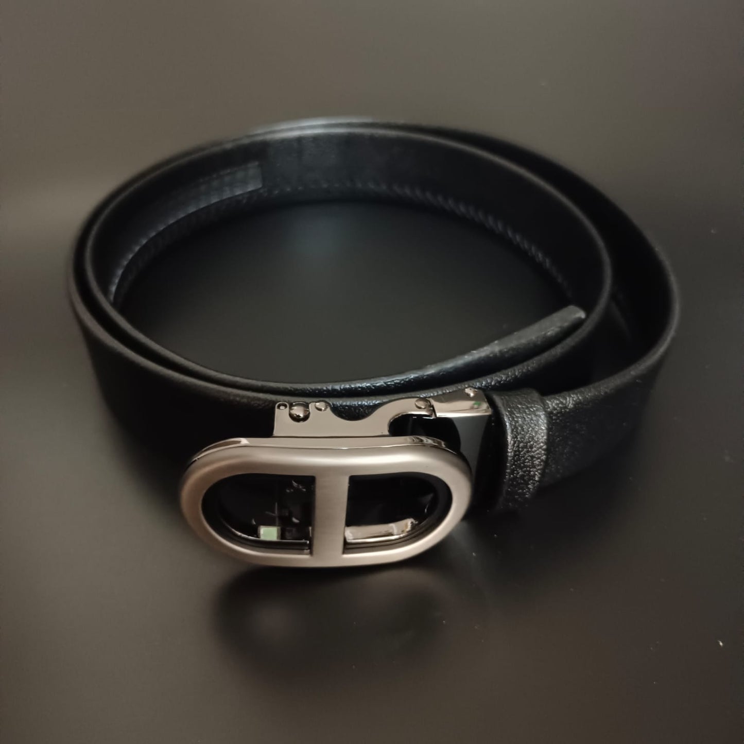 Buy New Rectangle 2023 Designer Silver Automatic  Buckle Belt For Men -Jack marc