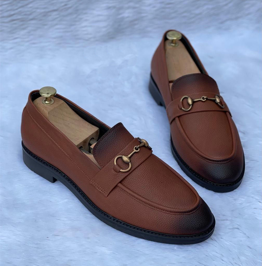 New Buckle Moccasins High Quality Wrinkle Free Faux Leather with Durable Sole Quality-Jack marc