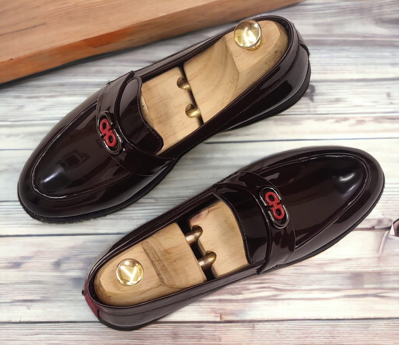 New Fashion Shiny Slip-On Loafer Shoes for Men