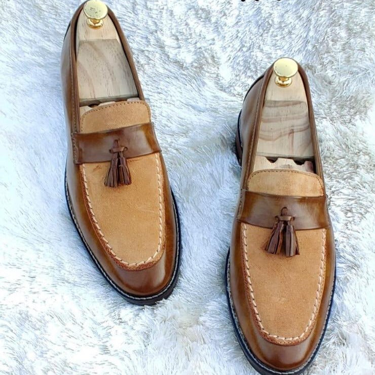 Tassel Suede Moccasin Loafer for Men - Ideal for Party and Casual Wear