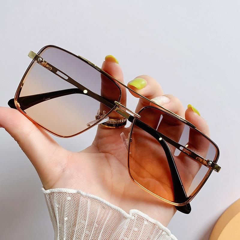 Square Fashion Rimless Sunglasses for Women - 2023 Collection