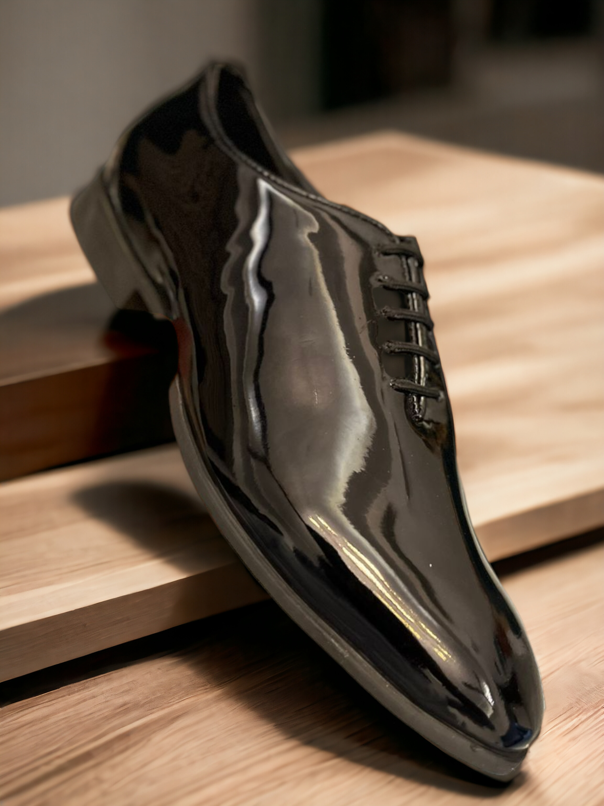 Shiny Oxford Lace-up Shoes Elevate Your Formal Style from Business to Black-Tie