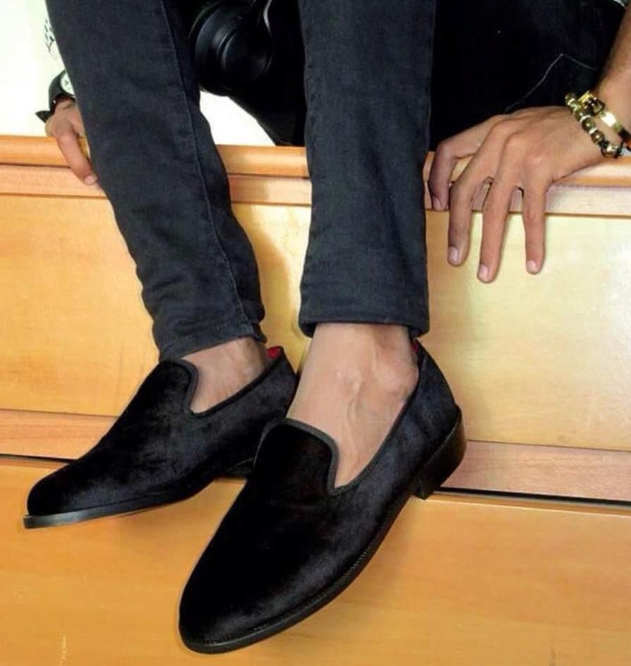 Jack Marc Fashion Suede Loafer for Wedding, Traditional, and Party Wear