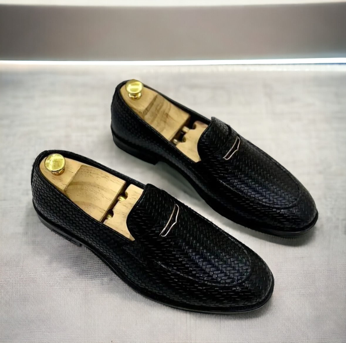 Jack Marc Premium Croco Loafers for Men