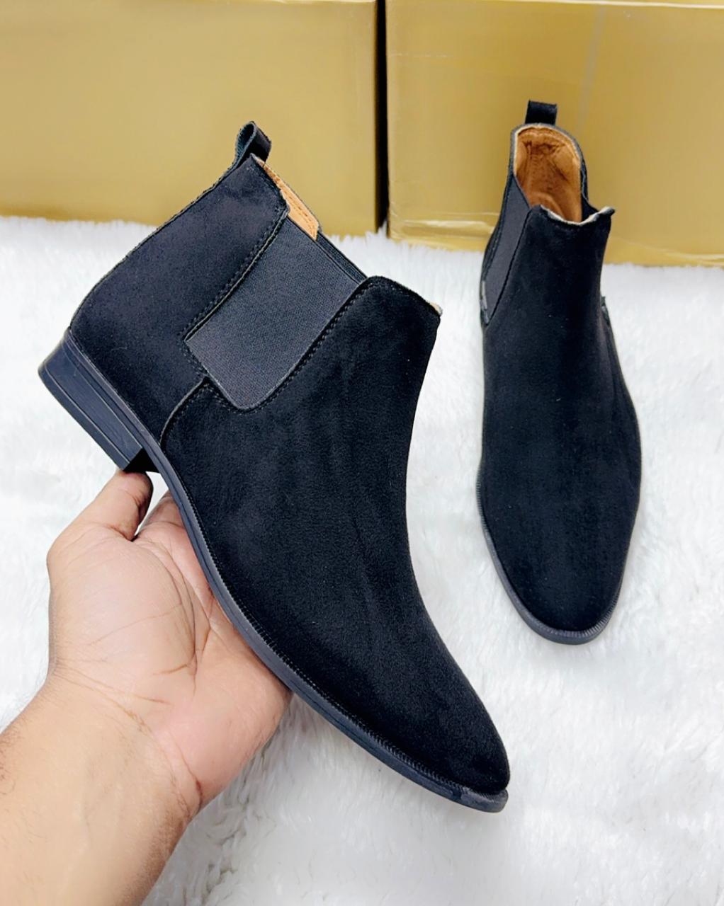 Jack Marc Chelsea Suede Boots