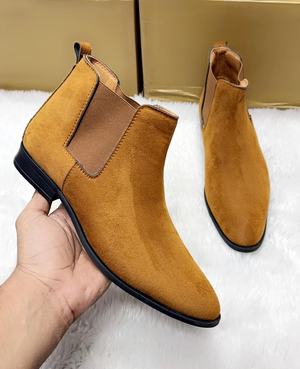 Jack Marc Chelsea Suede Boots