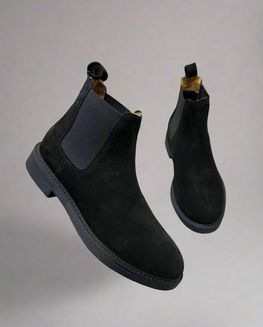 Jack Marc Fashion Chelsea Suede Boots