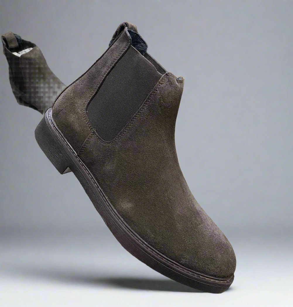 Jack Marc Fashion Chelsea Suede Boots