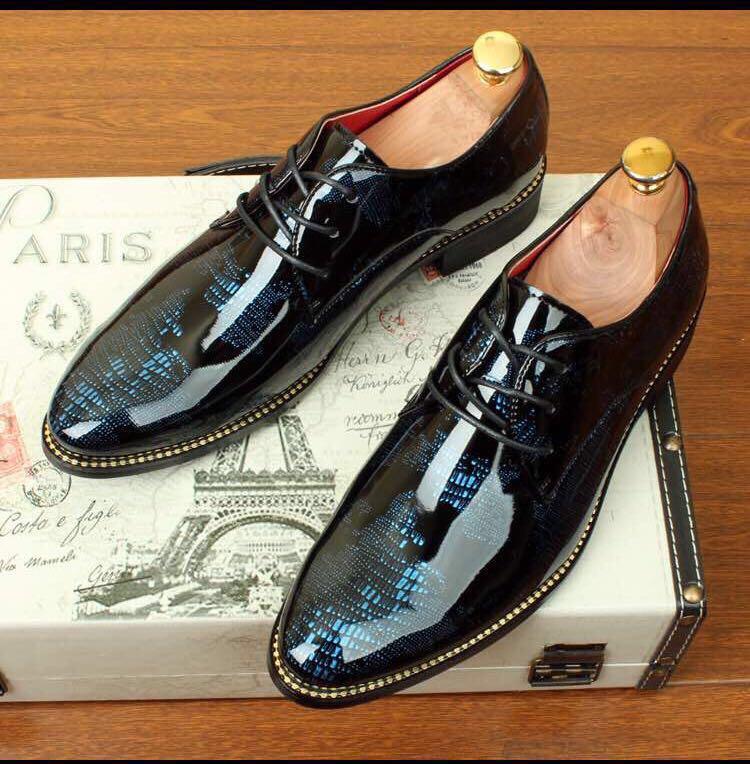 World Map Patent Shoes - JACKMARC.COM