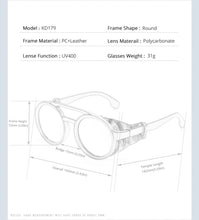 Load image into Gallery viewer, Yellow Cap Leather Twin Bridge UV400 - JACKMARC.COM
