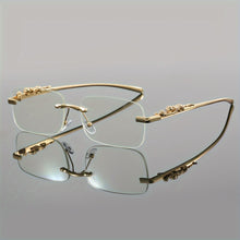 Load image into Gallery viewer, Stylish Rimless Square Blue Light Blocking Glasses
