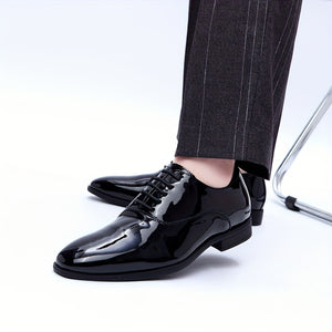 Men's Solid Color Oxford Dress Shoes