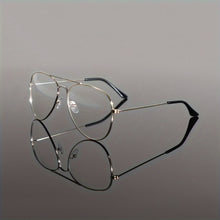 Load image into Gallery viewer, Preppy Style Oval Full Rim Glasses for Men
