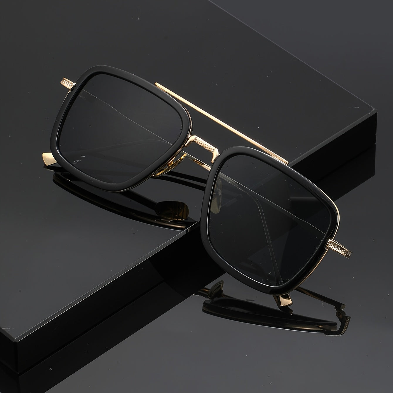 Double Bridge Retro Fashion Glasses