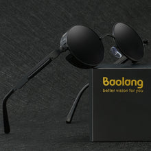 Load image into Gallery viewer, Retro steampunk vintage sunglasses
