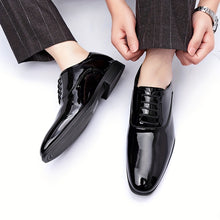 Load image into Gallery viewer, Men&#39;s Solid Color Oxford Dress Shoes
