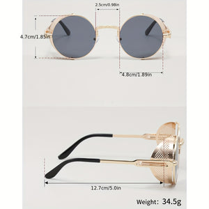 Vintage steampunk Flip Sunglasses