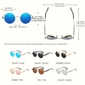 Retro steampunk vintage sunglasses