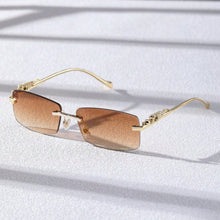 Load image into Gallery viewer, Rimless Rectangle Sunglasses - UV400 Protection
